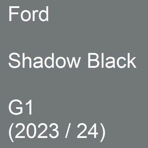 Ford, Shadow Black, G1 (2023 / 24).